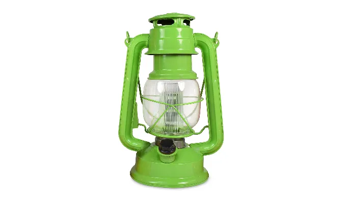 2 Pack: Northpoint Vintage Style Hurricane Lantern w/ 12 LED's, 150 Lumen & Dimmer Switch