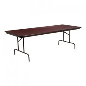 36'' X 96'' RECTANGULAR HIGH PRESSURE MAHOGANY LAMINATE FOLDING BANQUET TABLE [YT-3696-HIGH-WAL-GG]