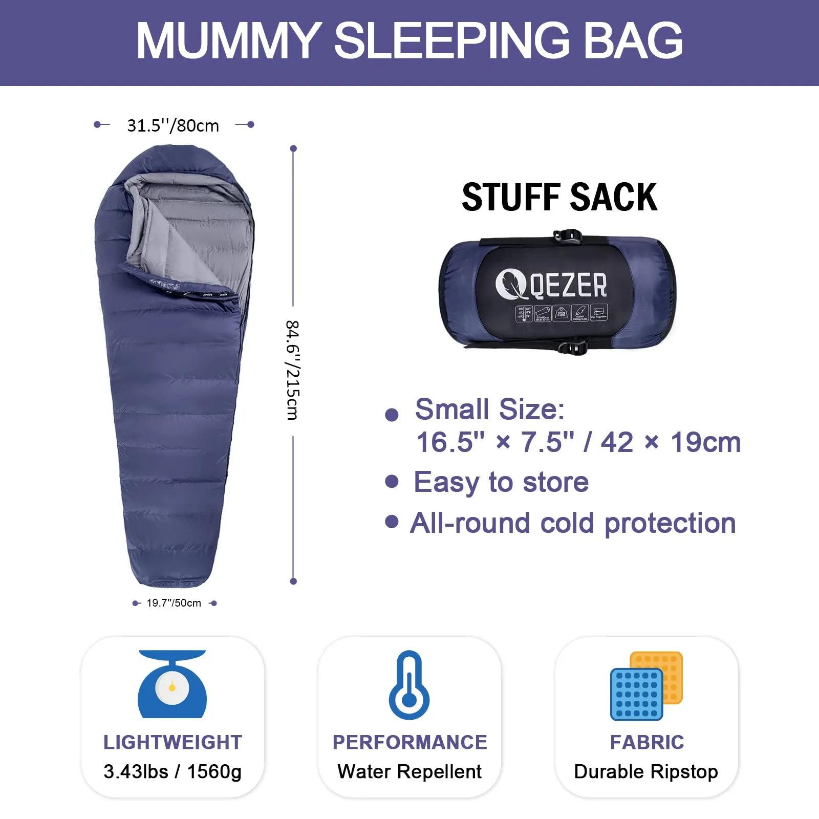 4 Season Sleeping Bag(QDM-1000)