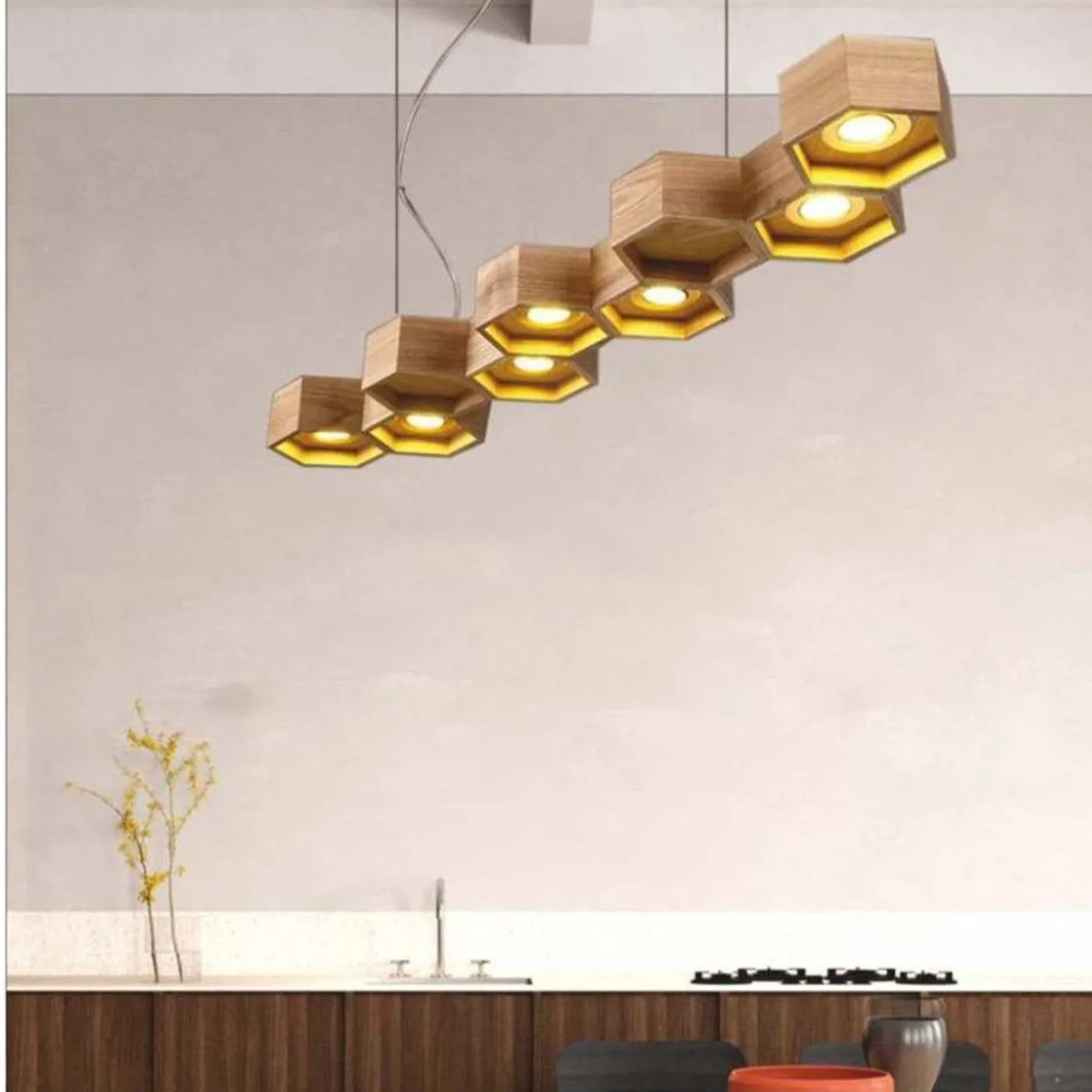 658-Led Rectangular Hanging