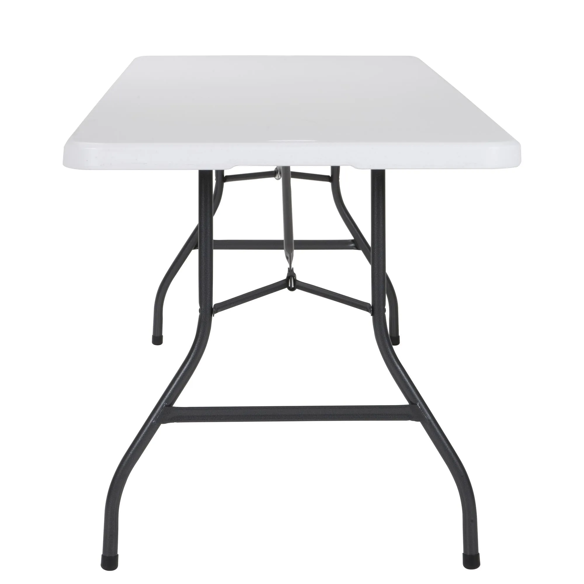 8 ft Fold-in-Half Banquet Folding Table with Handle