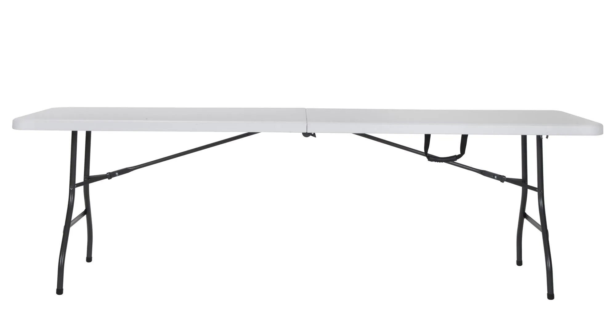 8 ft Fold-in-Half Banquet Folding Table with Handle