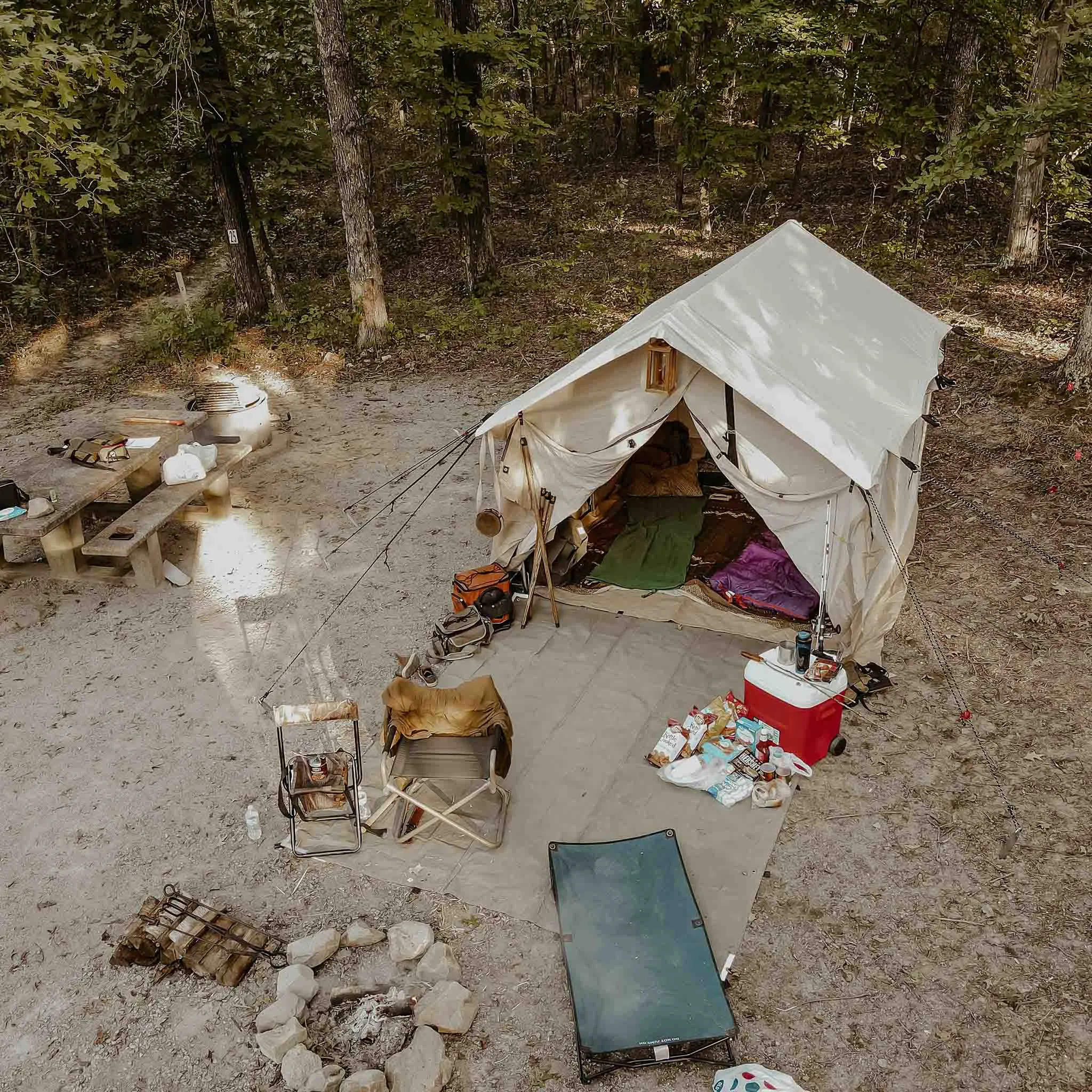 ALPHA 8'x10' CANVAS WALL TENT