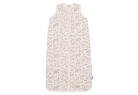 Baby Sleeping Bag Muslin 110cm Animals - Olive Green