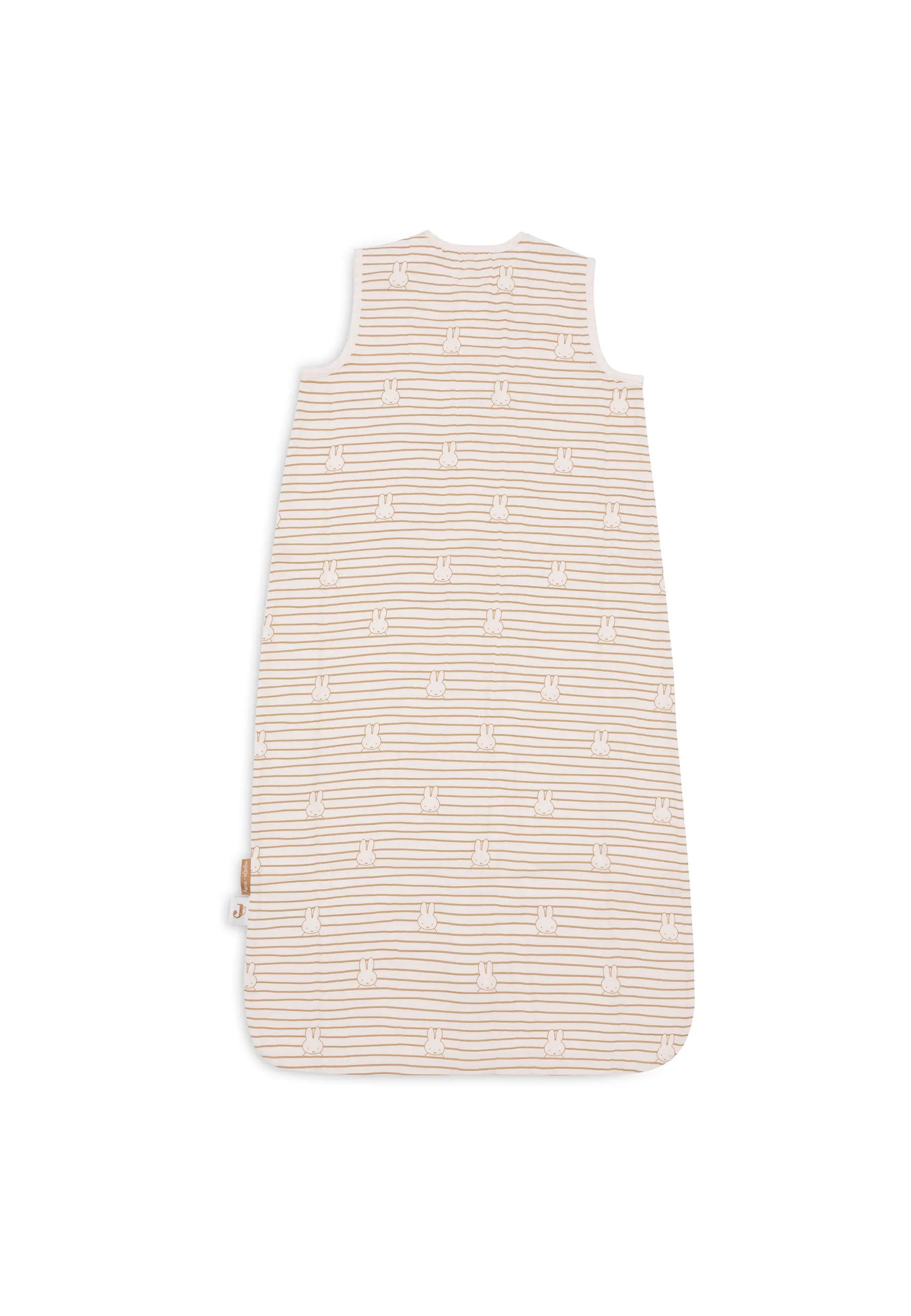 Baby Sleeping Bag Muslin 110cm Miffy Stripe - Biscuit