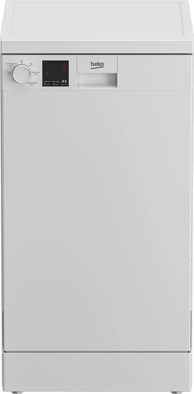 Beko DVS05C20 Freestanding Slimline Dishwasher
