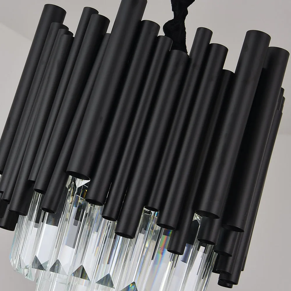 Black Crystal Ceiling Hanging Lights