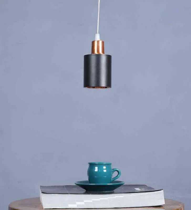 Brilix Copper Iron Hanging Light  | Inbuilt LED | Included Bulb | Eliante by Jainsons Lights