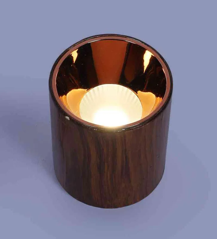 Brilix Copper Iron Hanging Light  | Inbuilt LED | Included Bulb | Eliante by Jainsons Lights