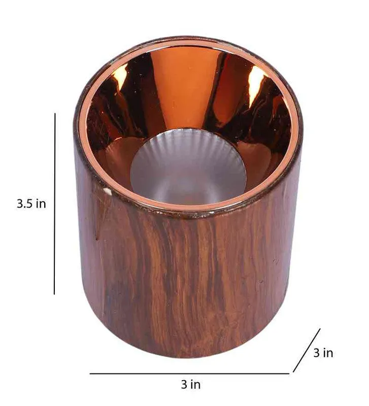 Brilix Copper Iron Hanging Light  | Inbuilt LED | Included Bulb | Eliante by Jainsons Lights