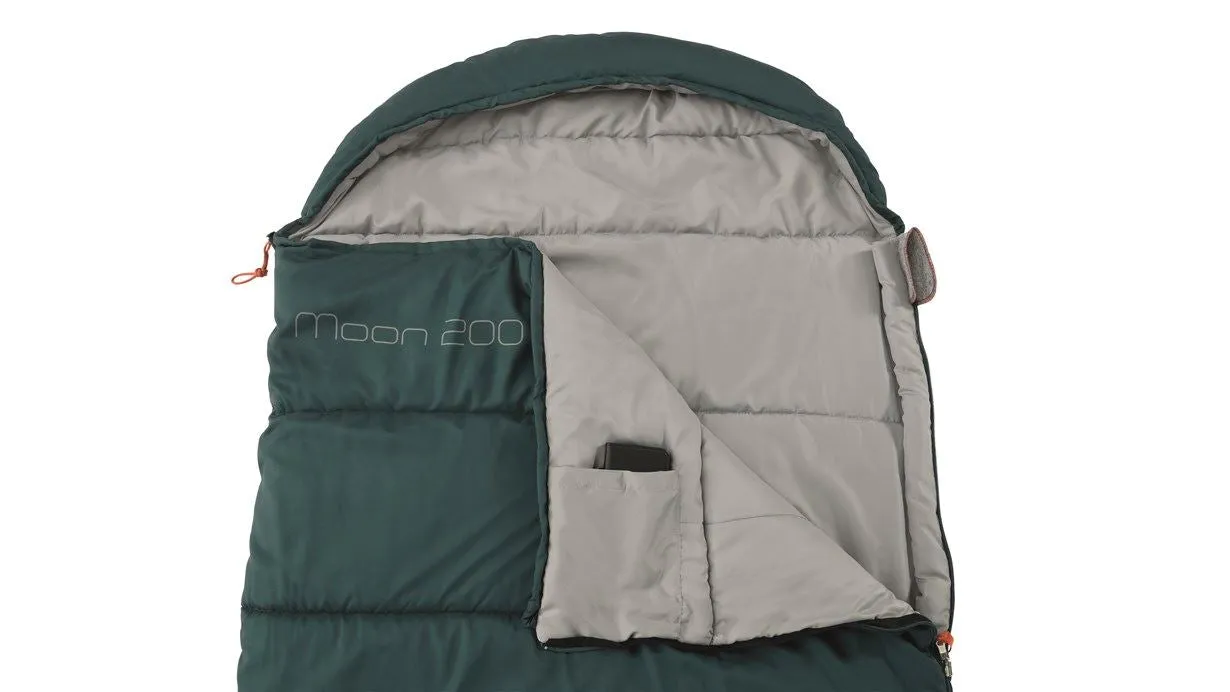 Easy Camp Moon 200 Sleeping Bag ( 2°C/ 7°C)(Teal)