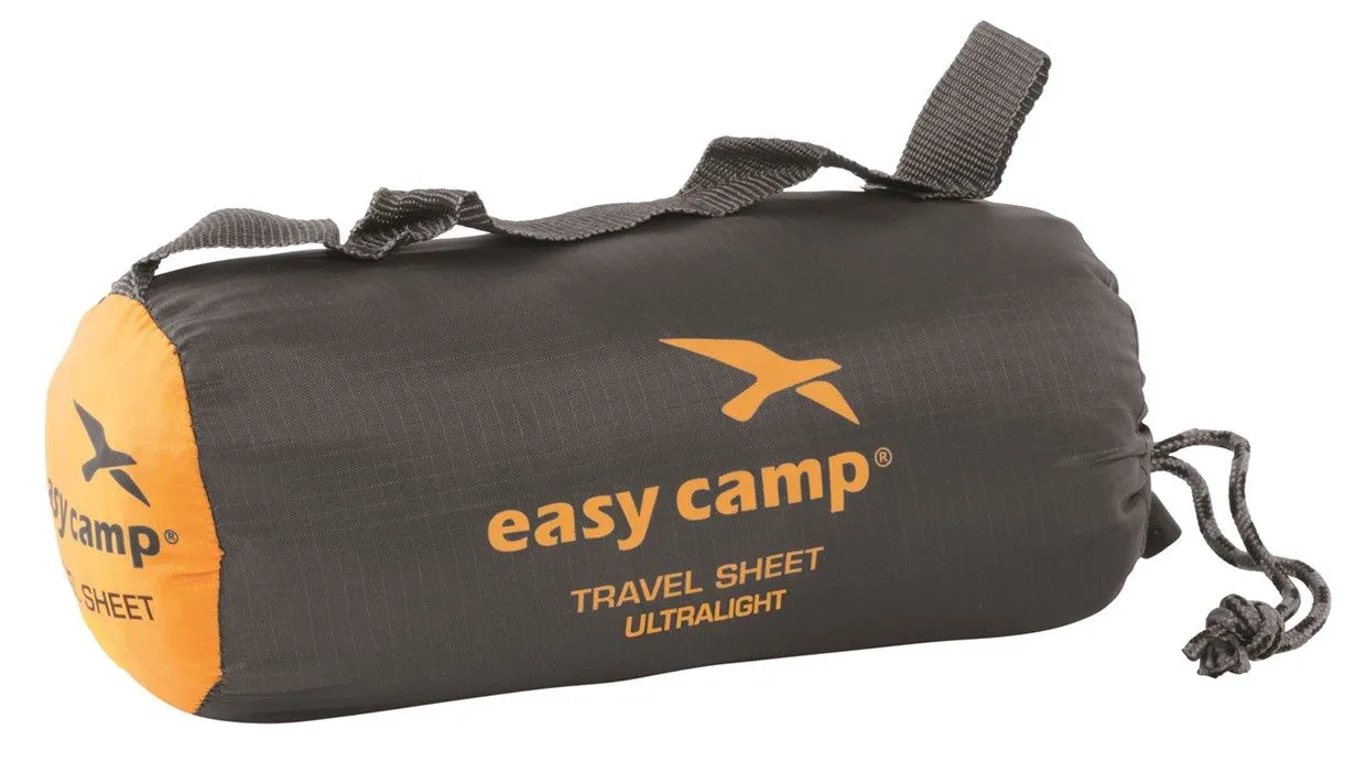 Easy Camp Sleeping Bag Liner Ultralight - Mummy Shape (Black/Grey)