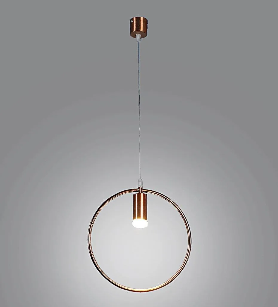 ELIANTE Rose Gold Iron Hanging Light - ALBELLA CRYSTAL-7W-COB