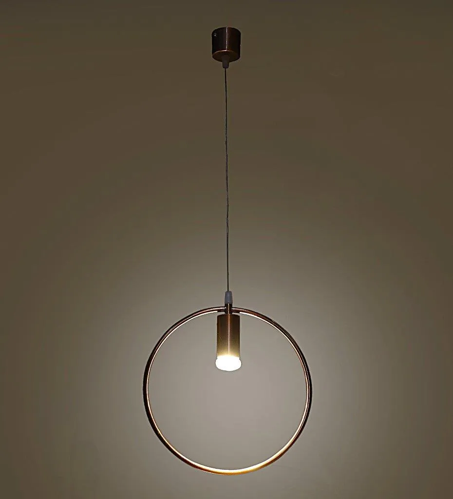 ELIANTE Rose Gold Iron Hanging Light - ALBELLA CRYSTAL-7W-COB