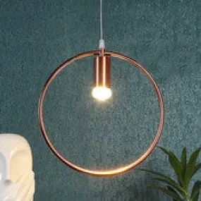 ELIANTE Rose Gold Iron Hanging Light - ALBELLA CRYSTAL-7W-COB