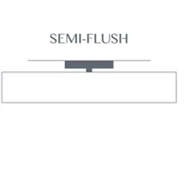 Ellipse 09176-SFM Indoor/Outdoor Semi Flush Mount Pendant By Ultralights Lighting