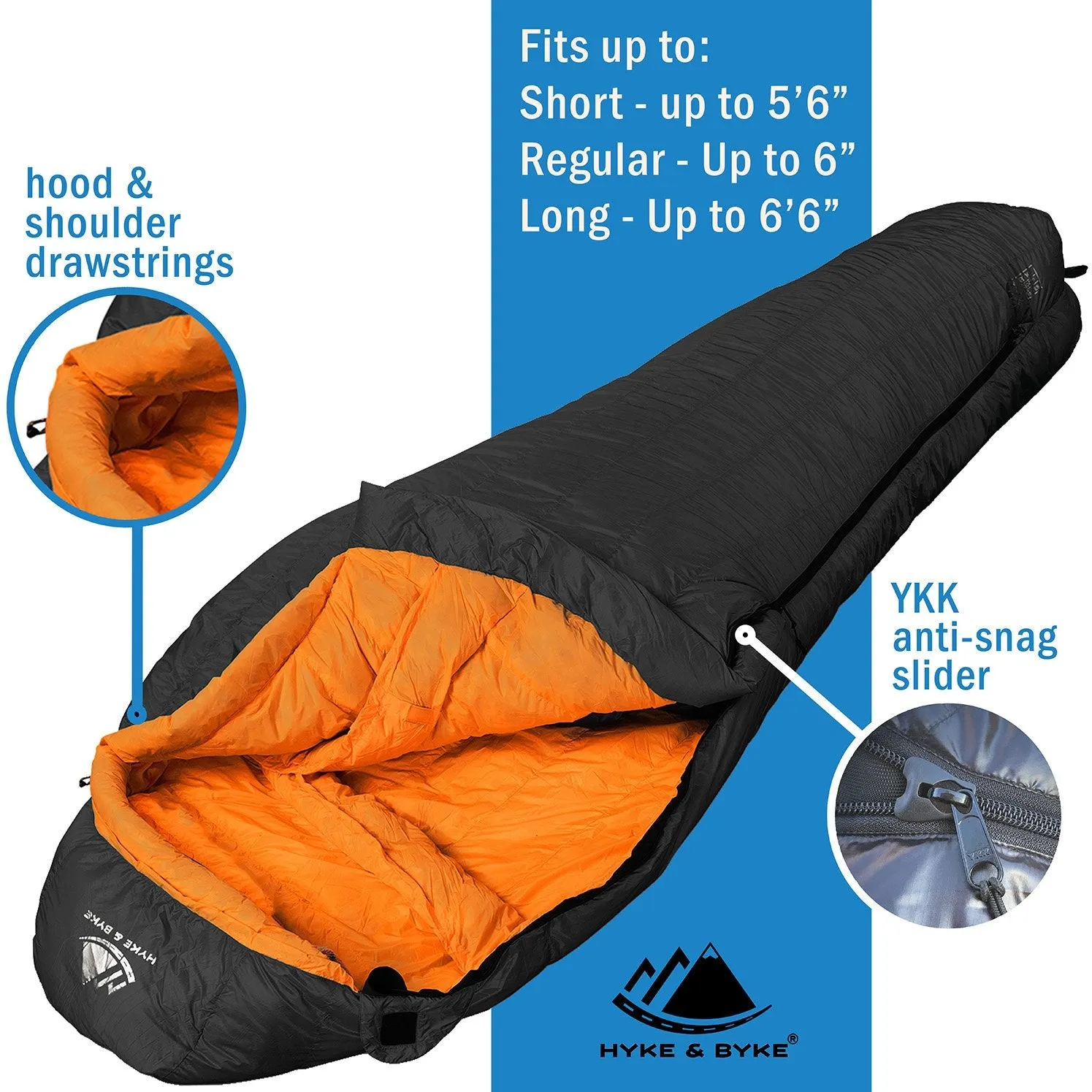 Eolus -17°C Ultralight 800FP Goose Down Sleeping Bag