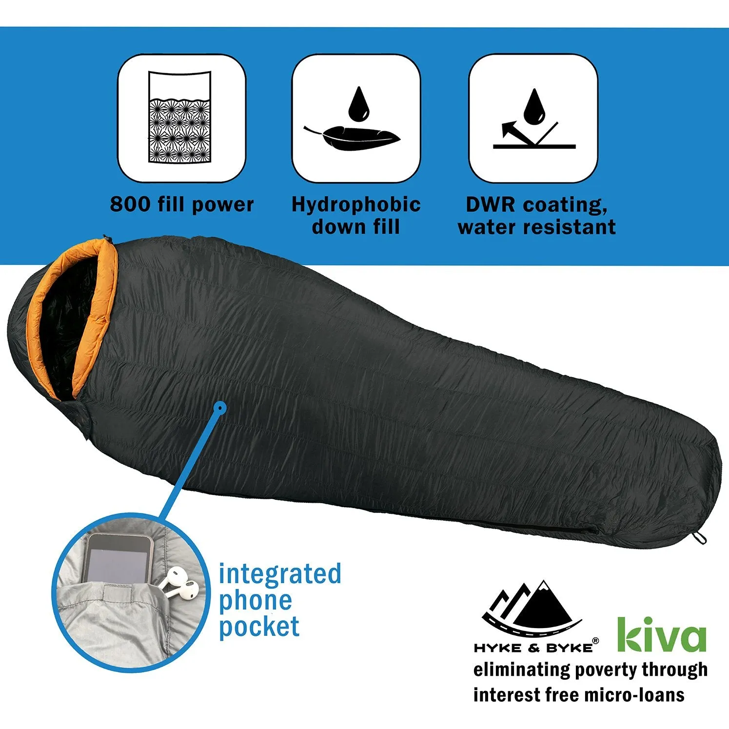 Eolus -17°C Ultralight 800FP Goose Down Sleeping Bag
