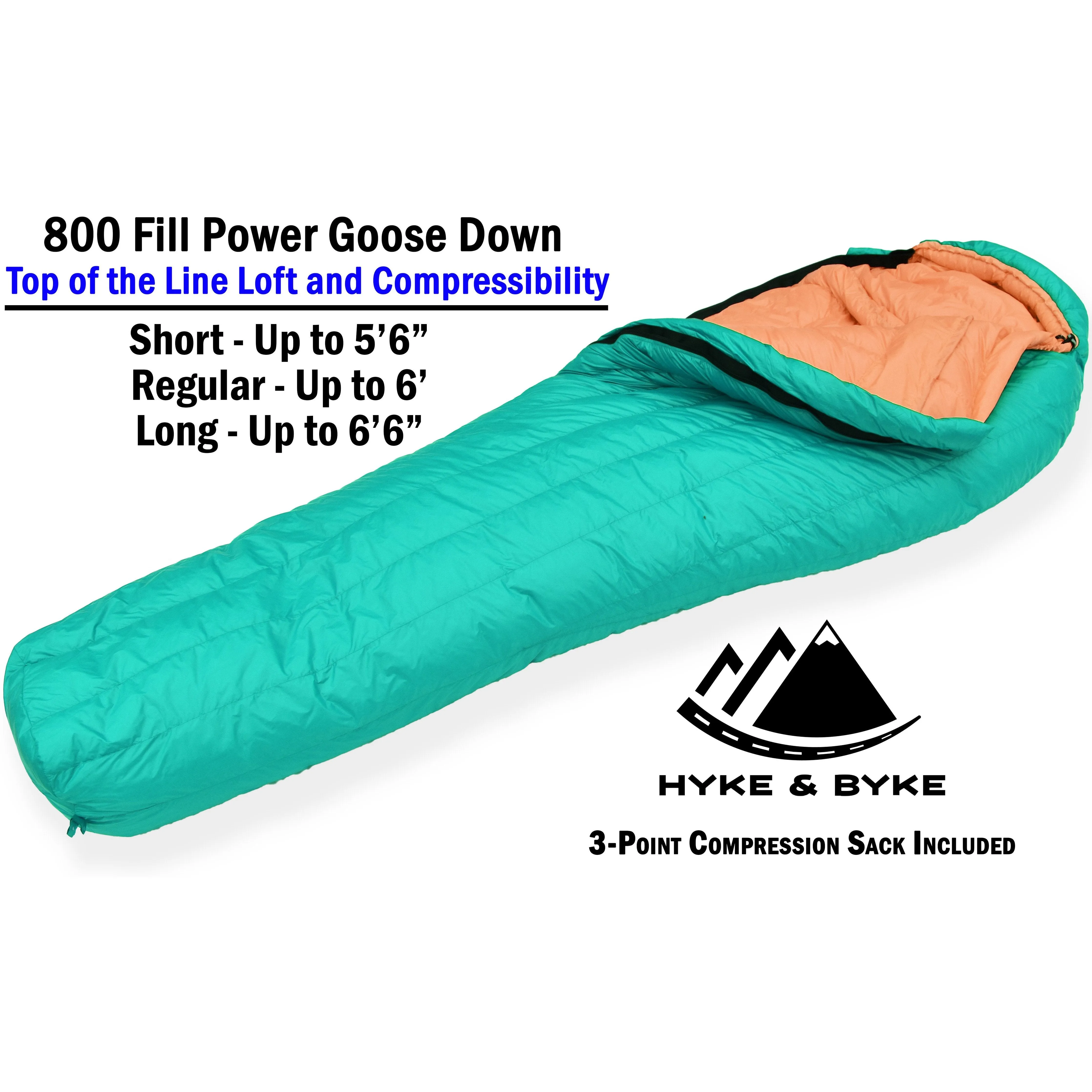Eolus -17°C Ultralight 800FP Goose Down Sleeping Bag