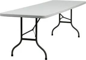 FOL001 - Fold in Half Rectangular Plastic Tables- 6ft (1800mm)