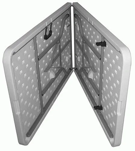 FOL001 - Fold in Half Rectangular Plastic Tables- 6ft (1800mm)