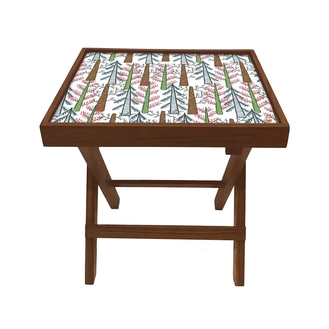 Folding Side Table for Bed Side Stand Home Decor - Forest