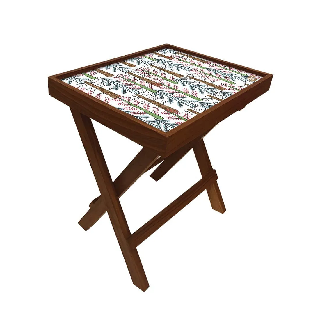 Folding Side Table for Bed Side Stand Home Decor - Forest