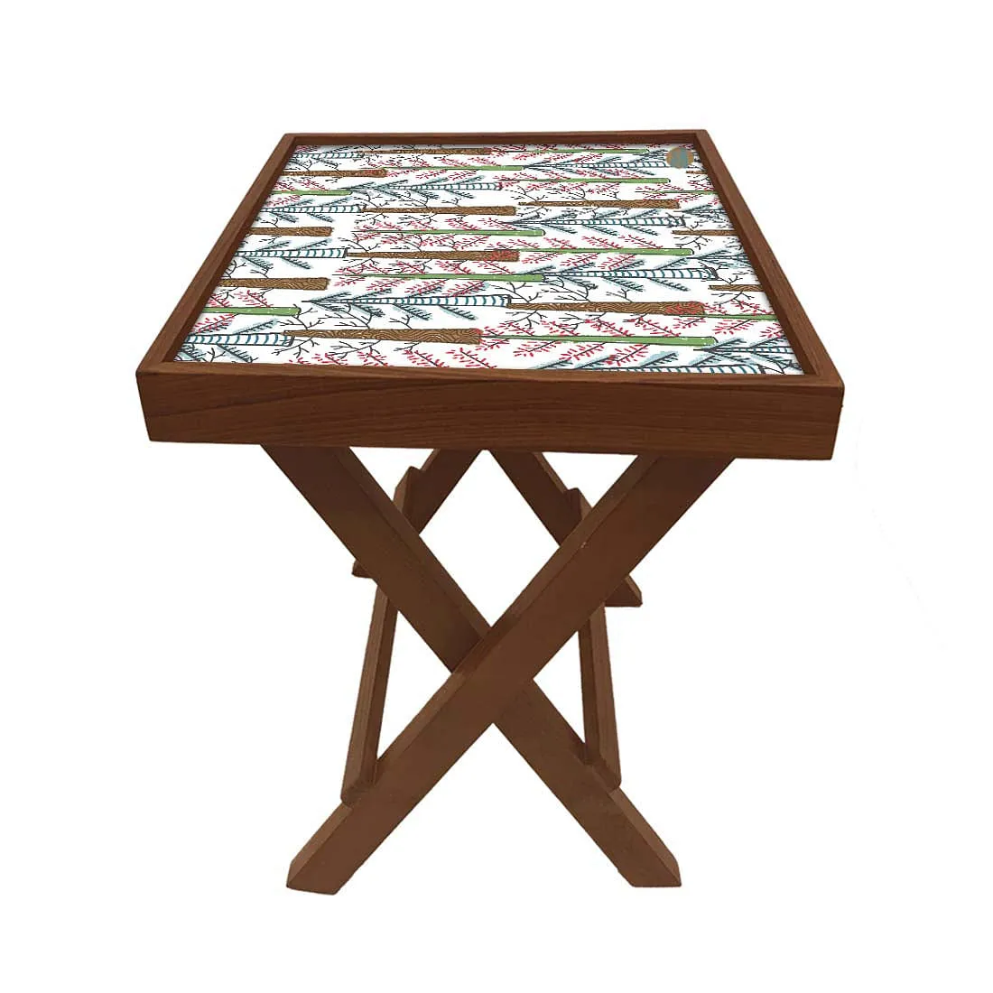 Folding Side Table for Bed Side Stand Home Decor - Forest