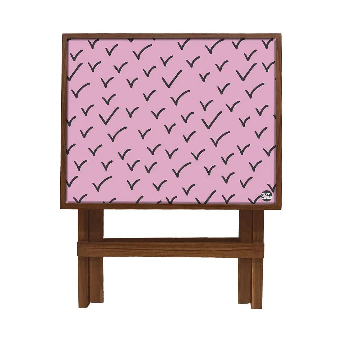 Folding Side Table for Clock - Teak Wood -Correct