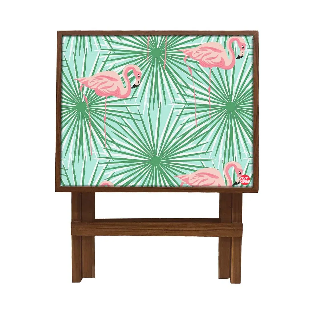 Folding Side Table - Teak Wood - Beautiful Swan