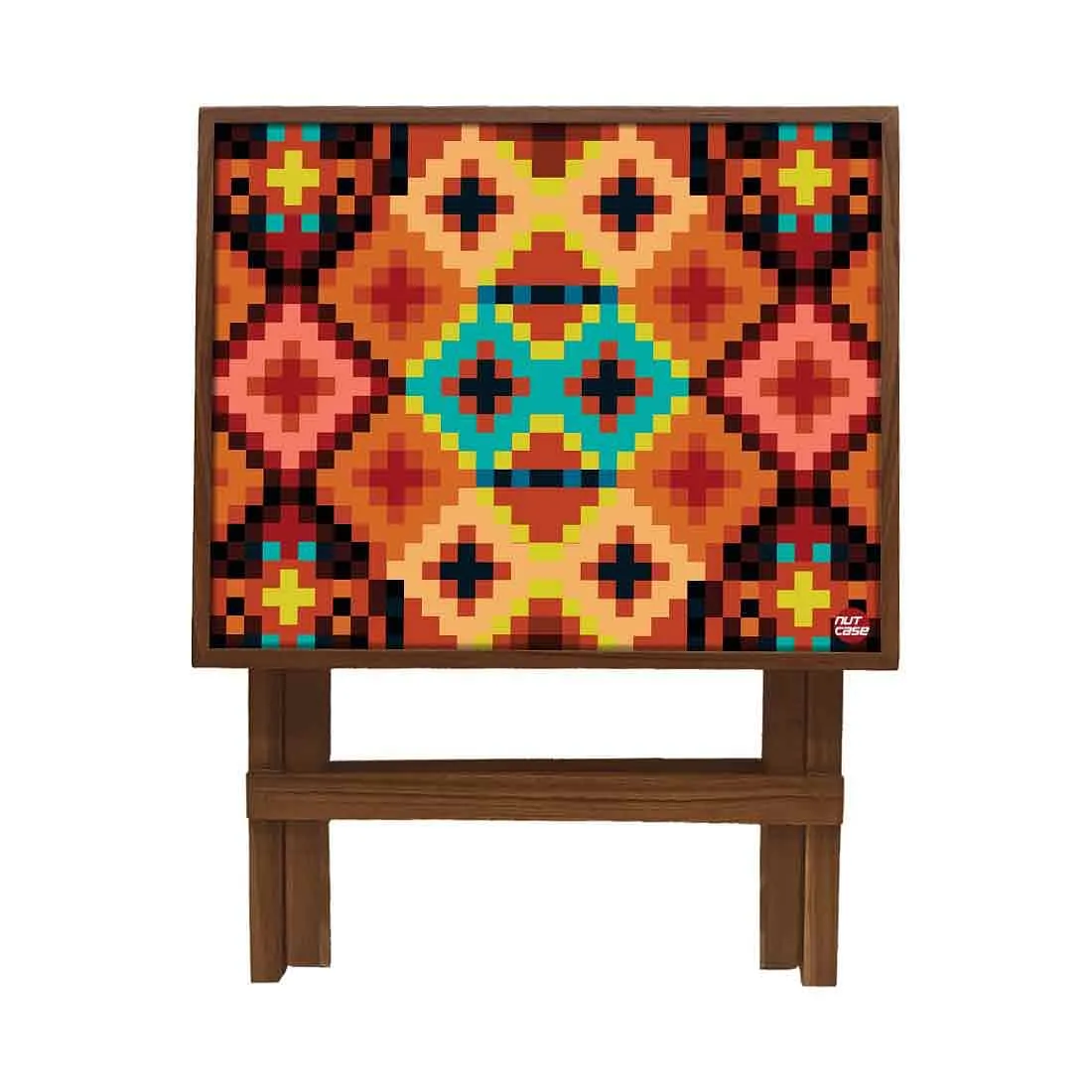 Folding Side Table - Teak Wood - Diamond Designs