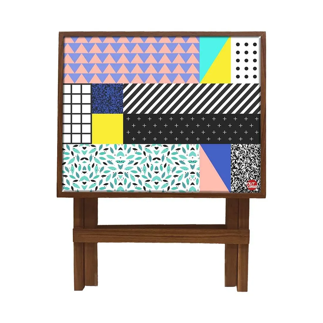 Folding Side Table - Teak Wood - Memphis