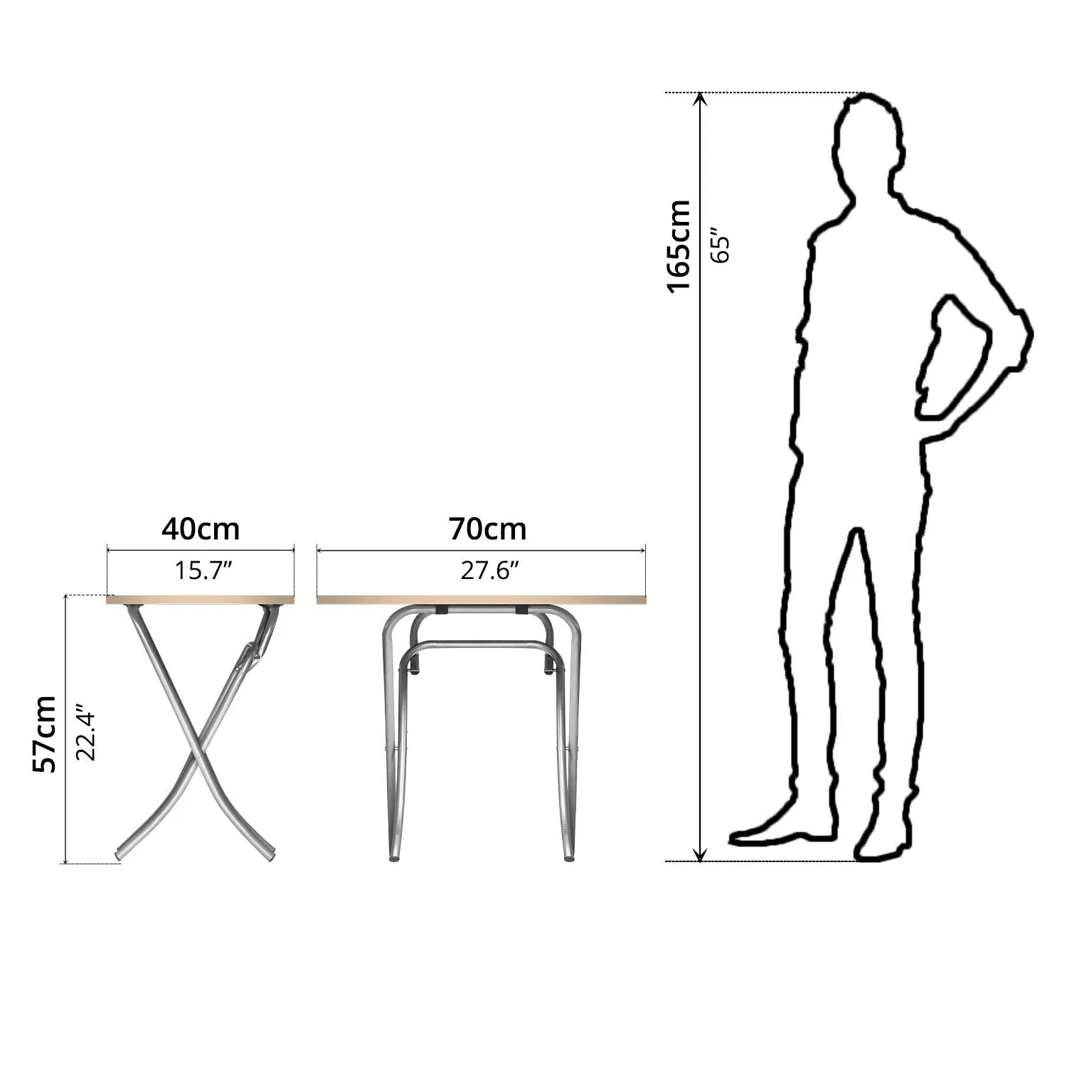 Folding Table (40 x 70cm)