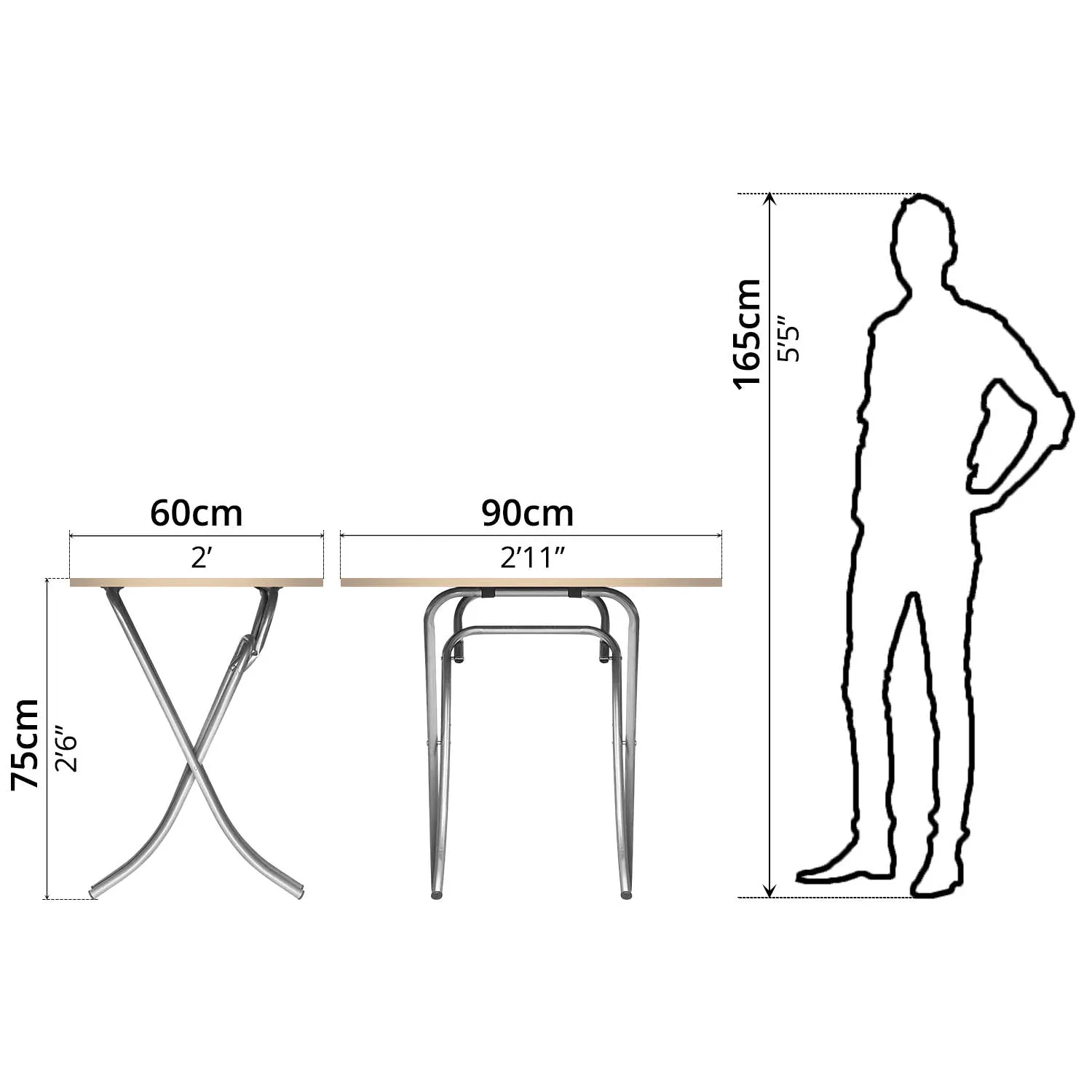 Folding Table (60 x 90cm)