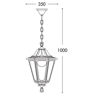 Fumangali SICHEM NOEMI Outdoor Hanging Lights 15w/30w Black/White Made in Italy