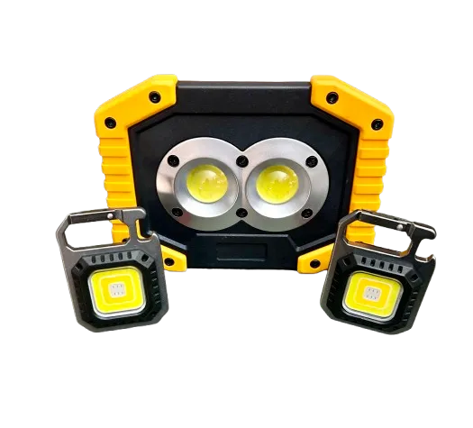 Helius Camping/Work Light & Keychain Light Bundle (3pcs)