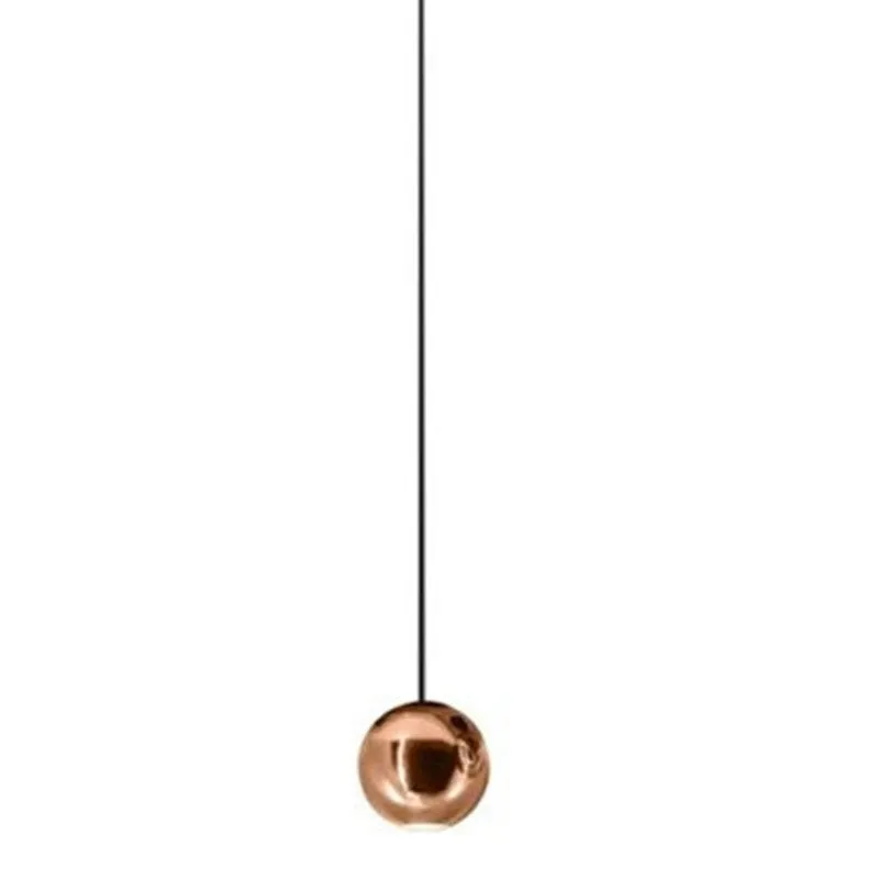 JS-SCH Globe Hanging Rose Gold 6w Led Hanging Lights