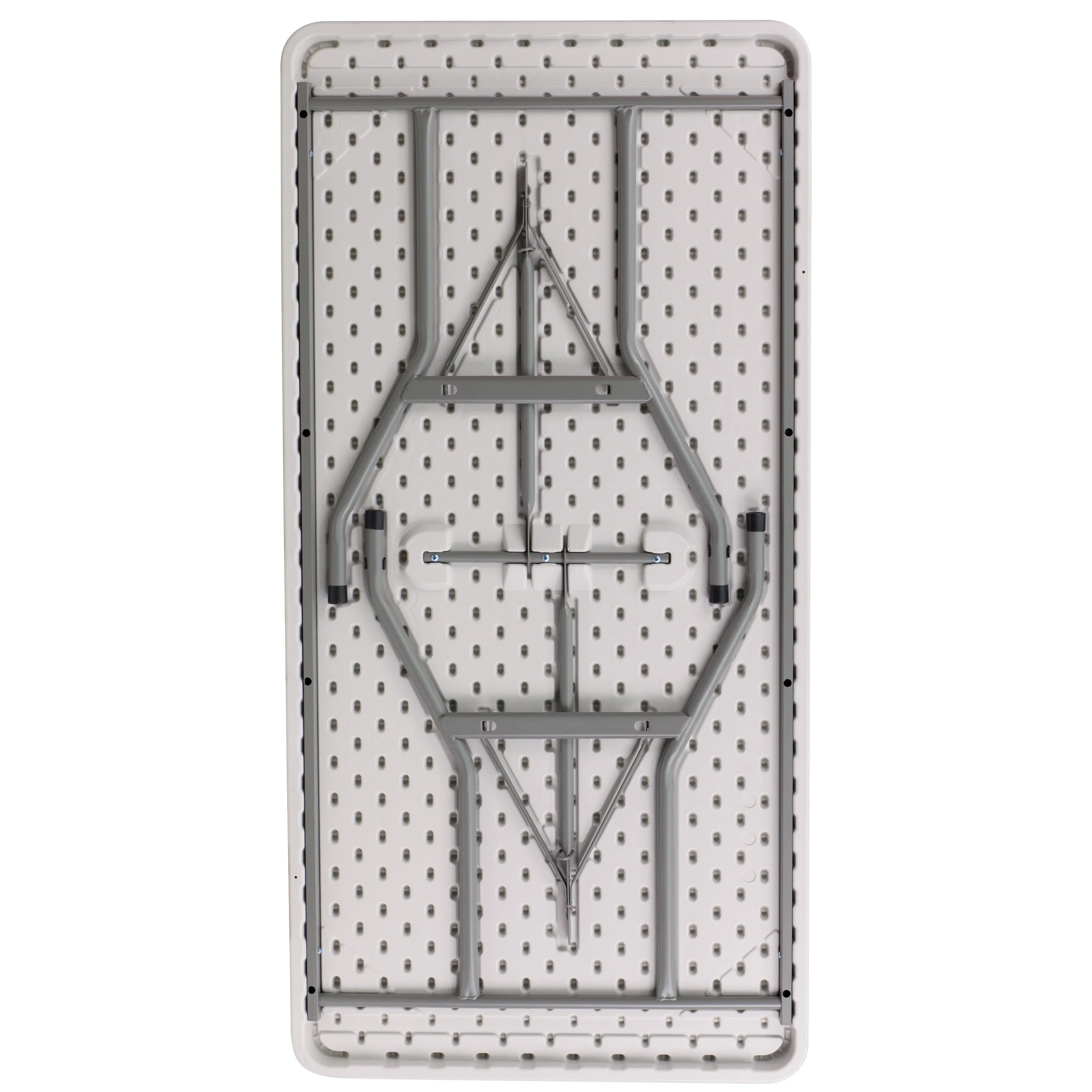 Kathryn 5-Foot Granite White Plastic Folding Table