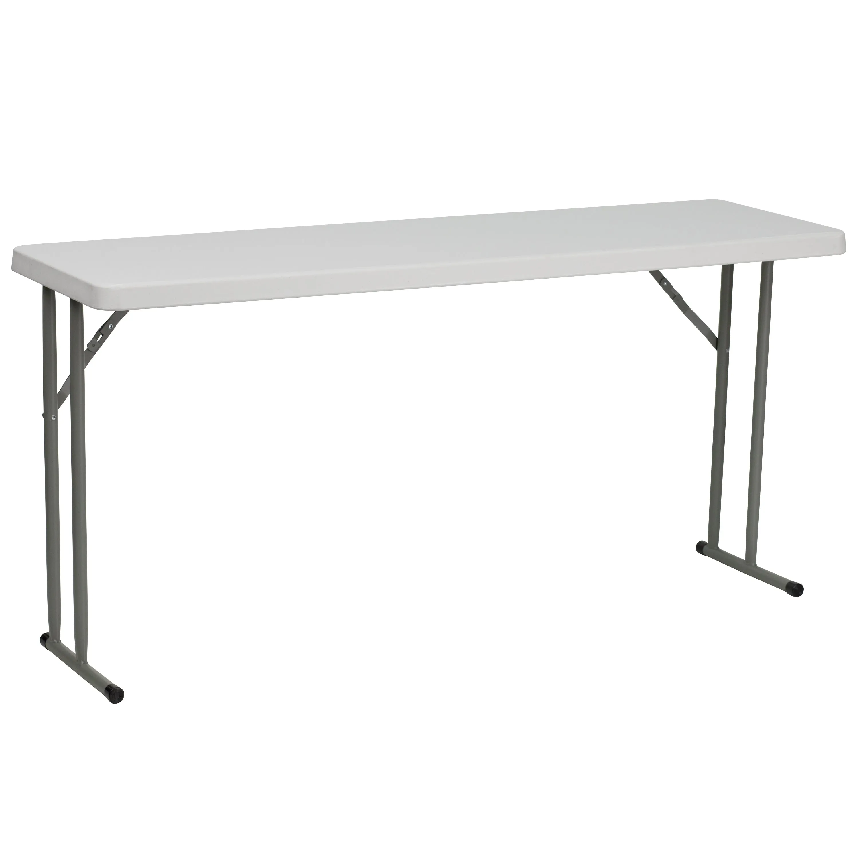Kathryn 5-Foot Granite White Plastic Folding Training Table