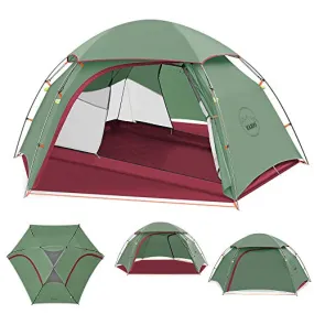 KAZOO Lightweight Backpacking Tent 2 Person Waterproof Camping Tents 2 People Hiking Tents Two Person Aluminum Poles Double Layer