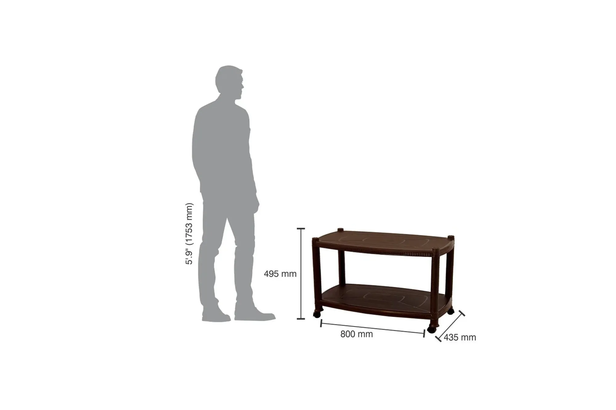 Kisan 271 Plastic Centre Table
