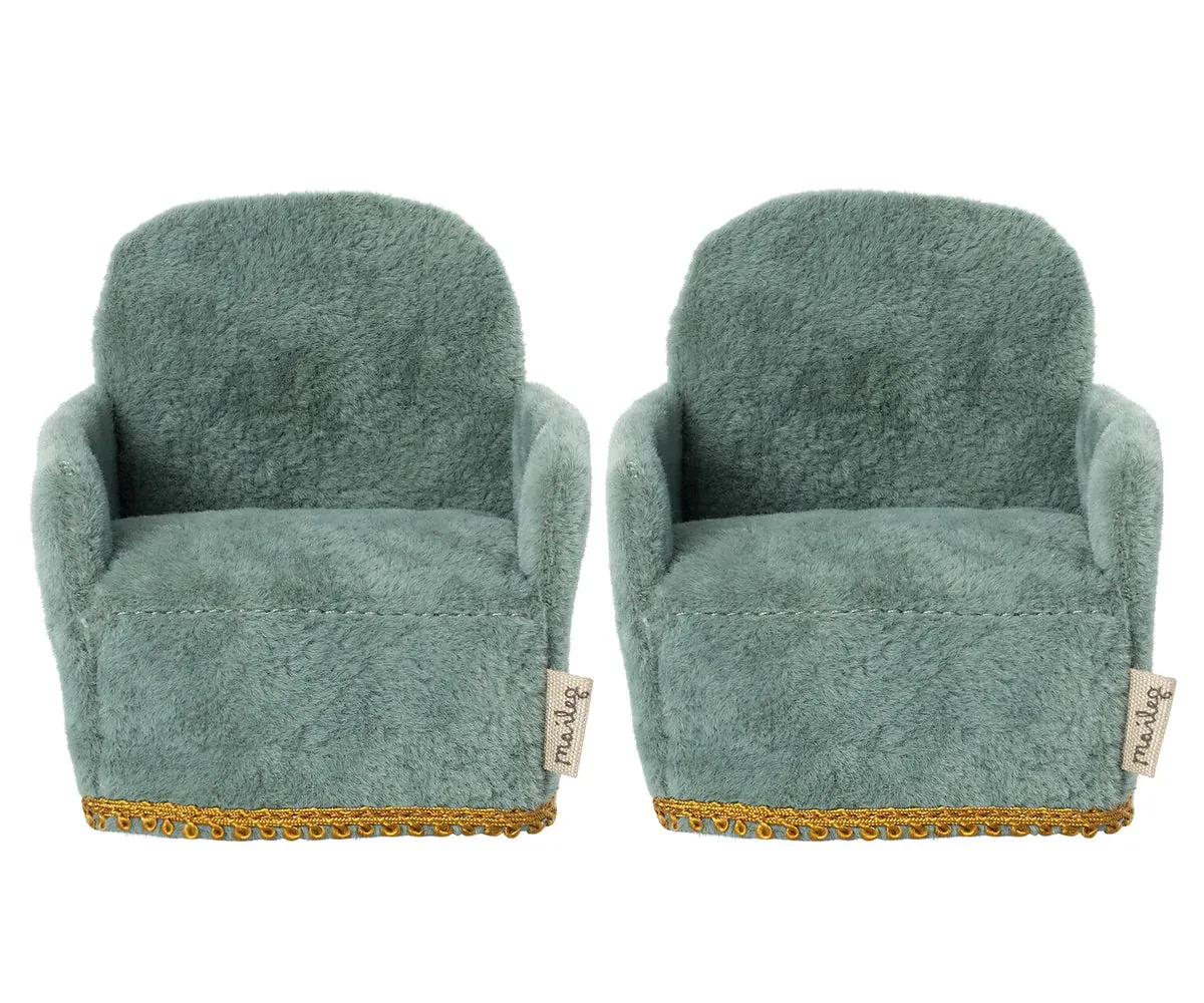 Maileg Pack of Chairs, Mouse