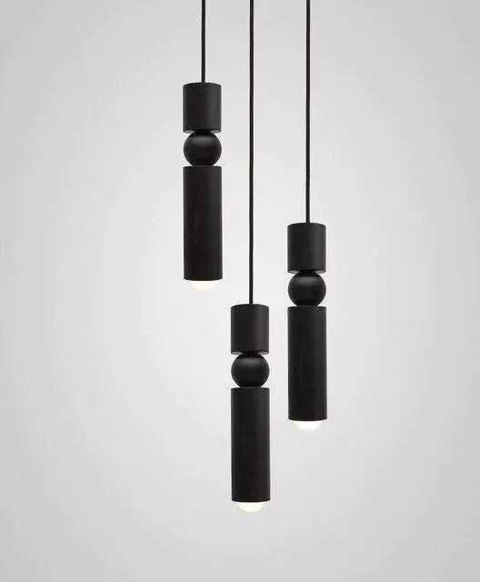 Modern Nordic Simple GU10 LED Hanging Lights Loft Single Head Pendant Lamps For Living Room Bedroom Bedside Art Restaurant Bar