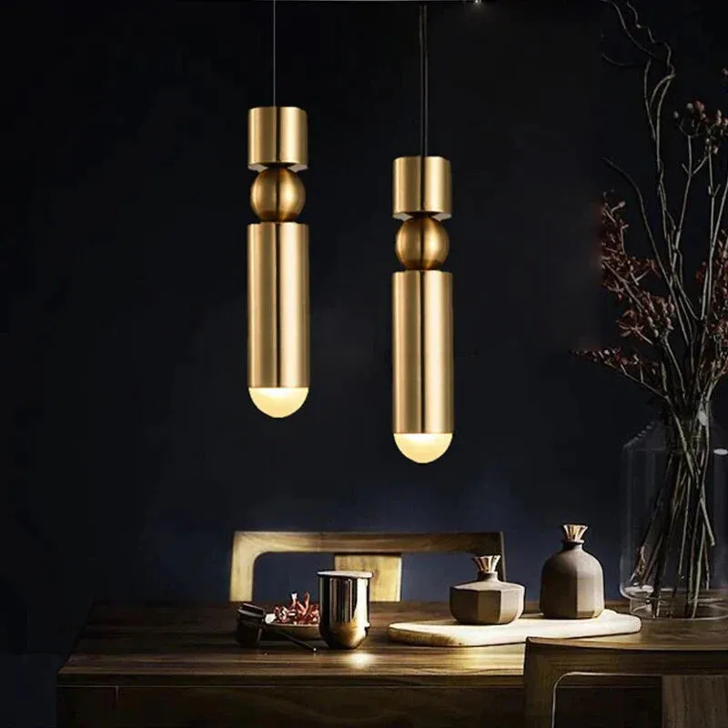 Modern Nordic Simple GU10 LED Hanging Lights Loft Single Head Pendant Lamps For Living Room Bedroom Bedside Art Restaurant Bar