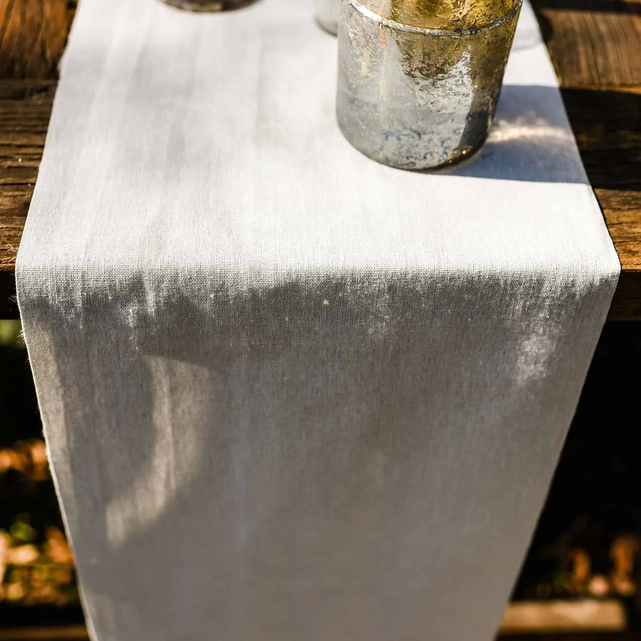 Natural Cotton Table Runner 5m