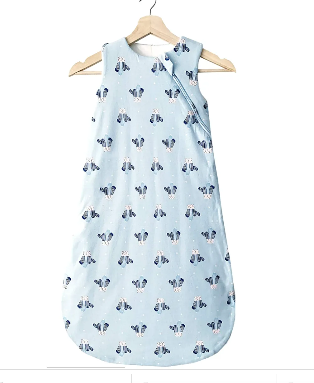 New MiniSteps Sleep Sack - 2.5 TOG Cotton Sleeping Bag - Warm Baby Sleep Sack - Wearable Blanket - Winter Sleep Sack - Two Way Zipper - Baby Sleepwear (6-18 months, Cactus)
