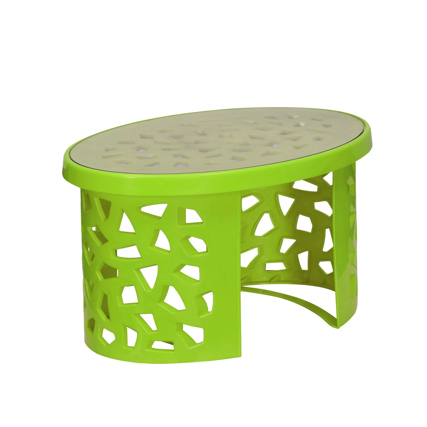 Nilkamal Crystal Plastic Centre Table