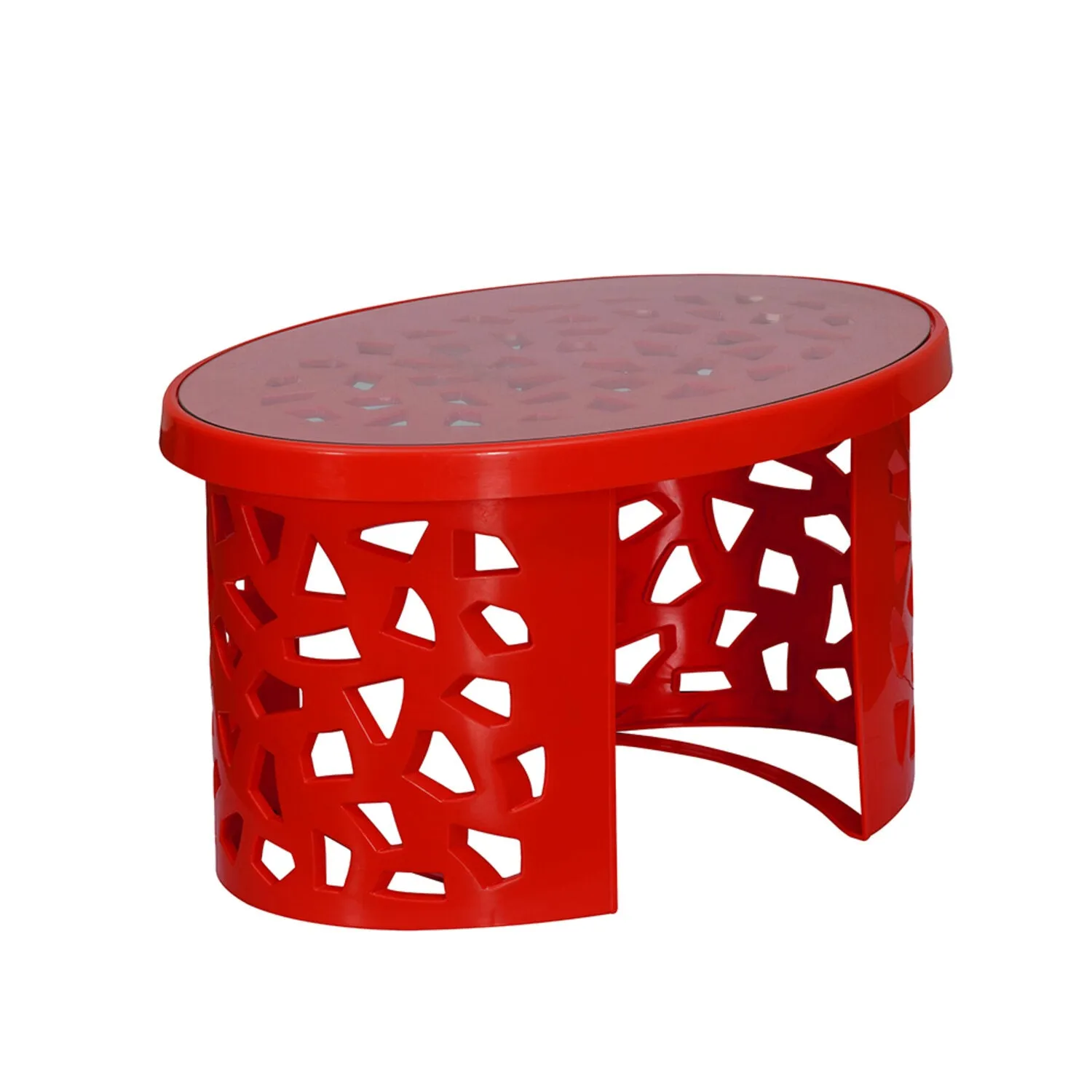 Nilkamal Crystal Plastic Centre Table