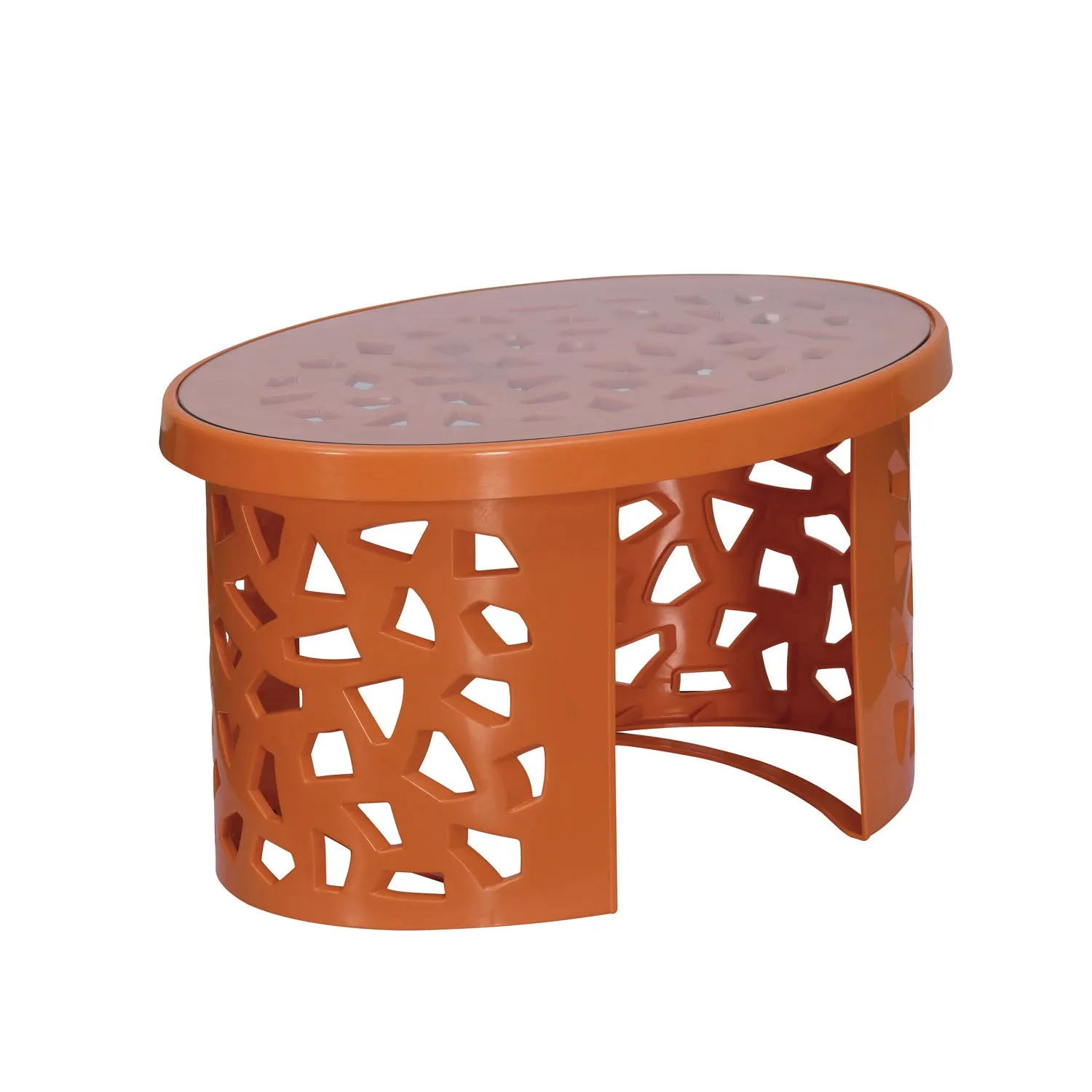 Nilkamal Crystal Plastic Centre Table