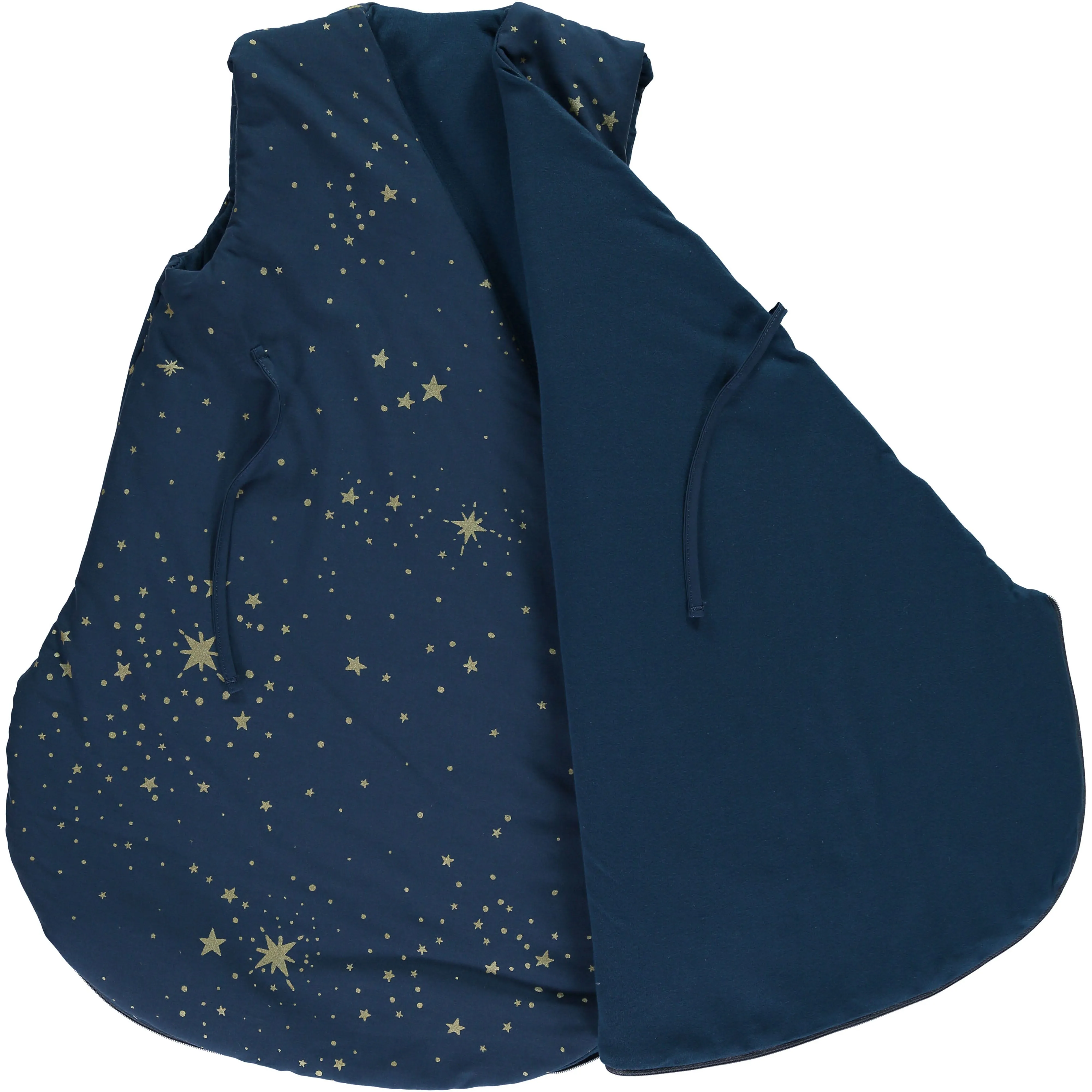 nobodinoz Sleeping Bag Cloud Gold Stella/ Night Blue